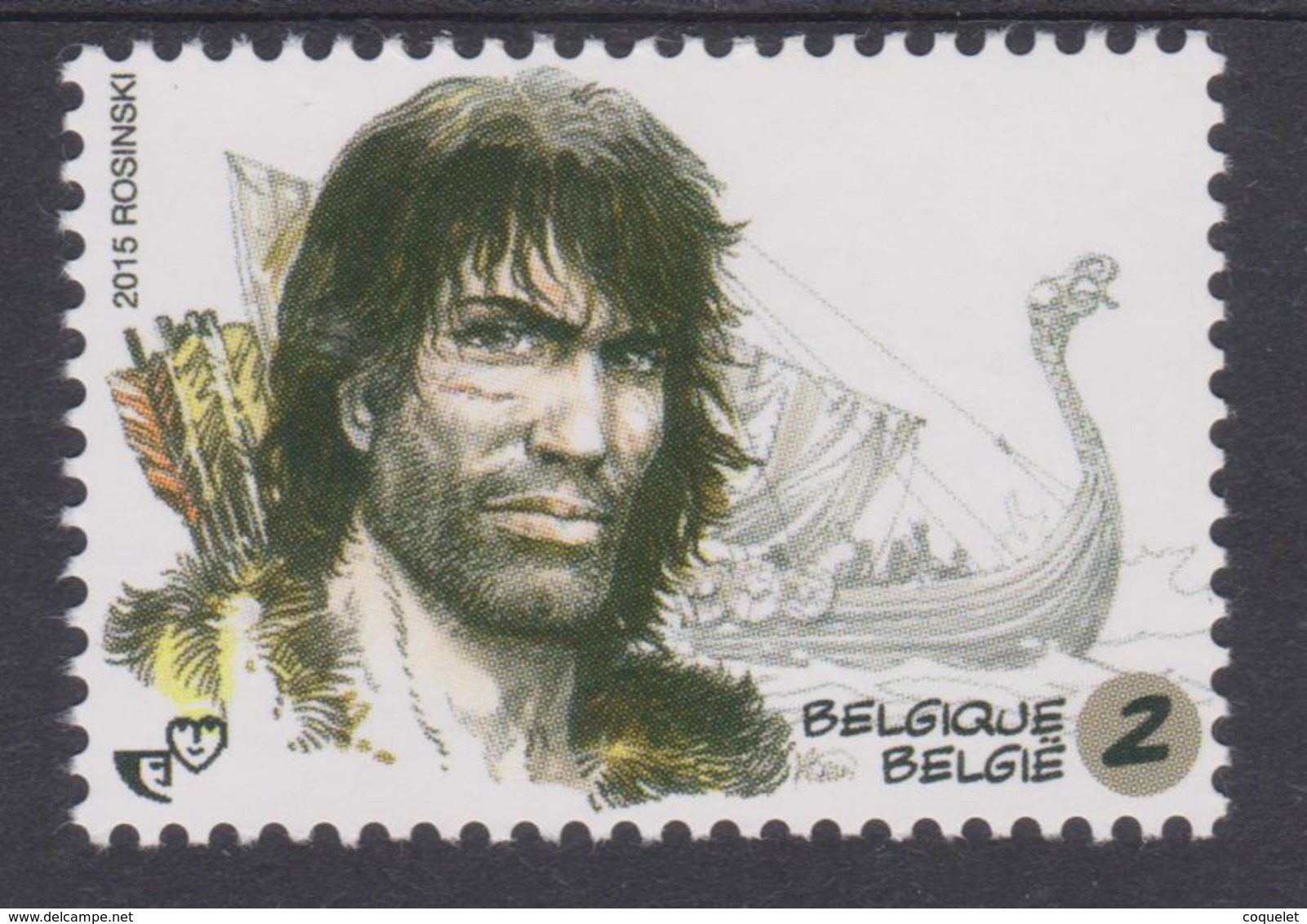 BE 2015 - N° 4484 XX  -Philatélis De La Jeunesse - THORGAL - Unused Stamps