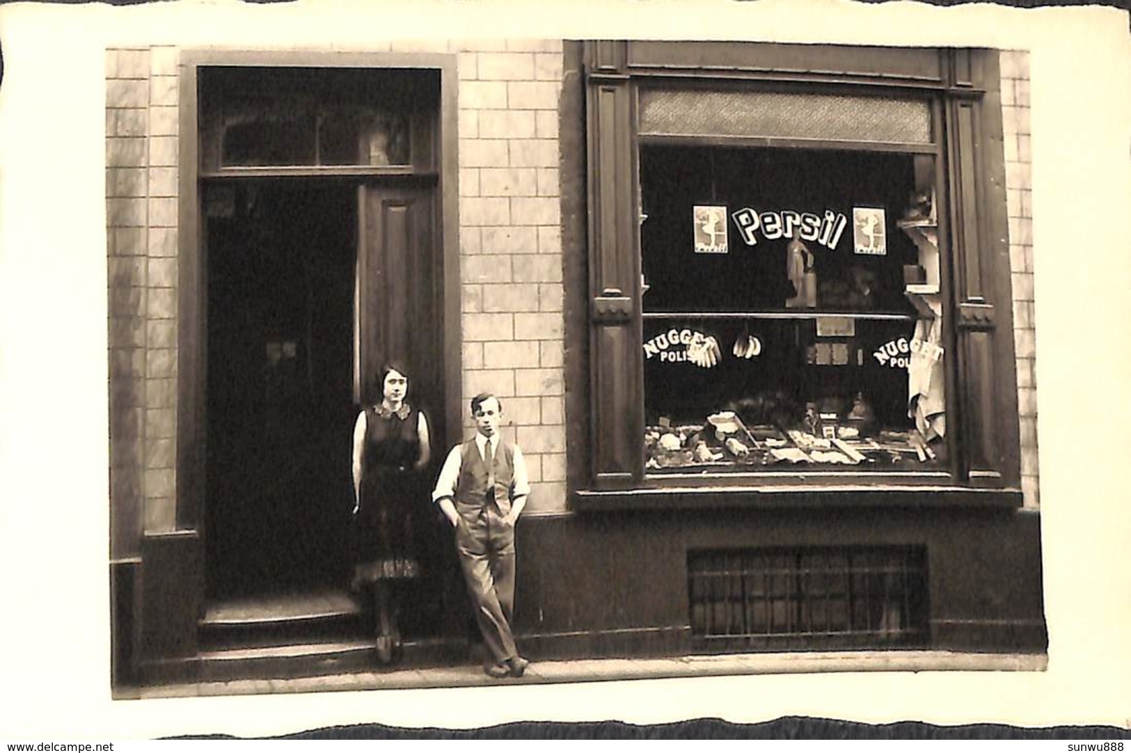 Carte Photo Boutique Epicerie (Publicité Persil, Nugget Polish, Animée) - Anderlecht