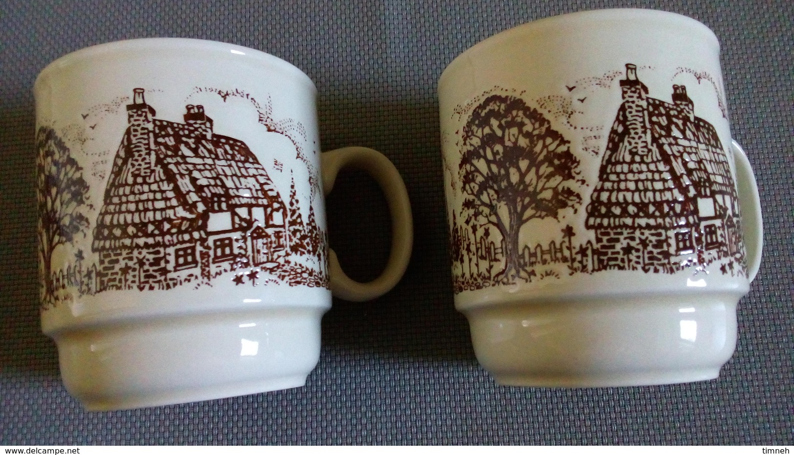 KILNKRAFT ENGLAND - 2 COFFEE MUGS  - 2 Tasses Mug à Café  - Cottage - Campagne Anglaise - Non Classificati