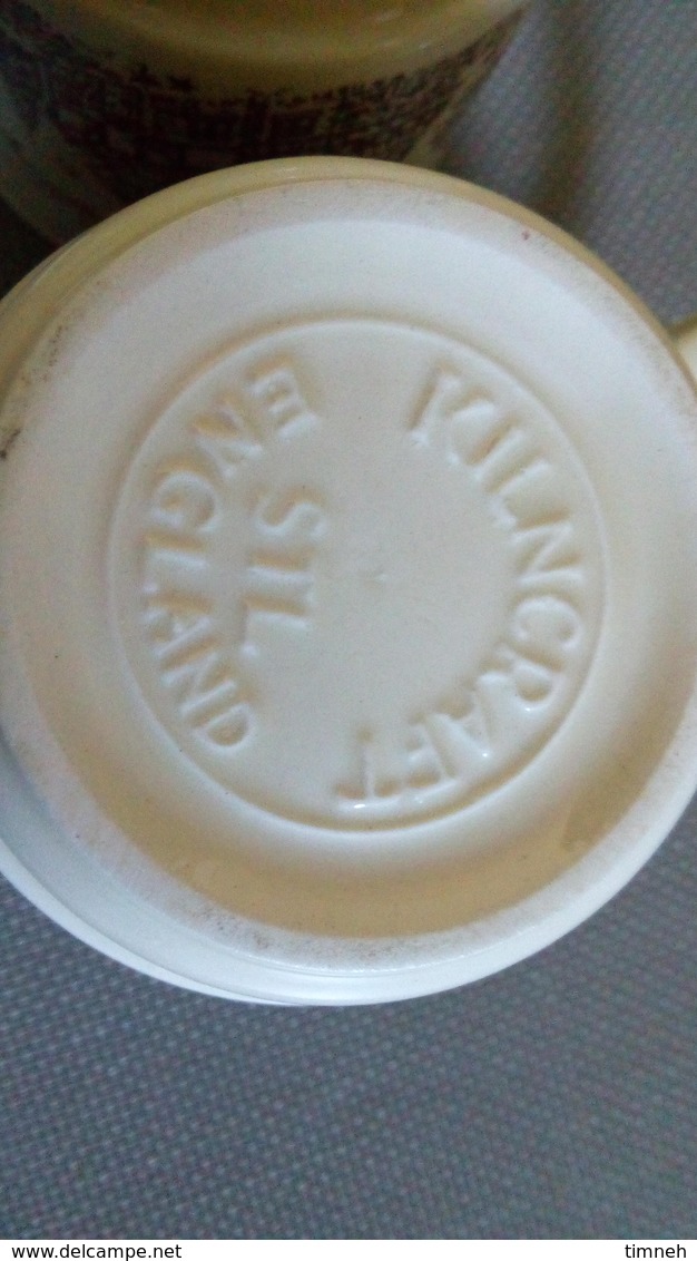 KILNKRAFT ENGLAND - 2 COFFEE MUGS  - 2 tasses mug à café  - cottage - campagne anglaise