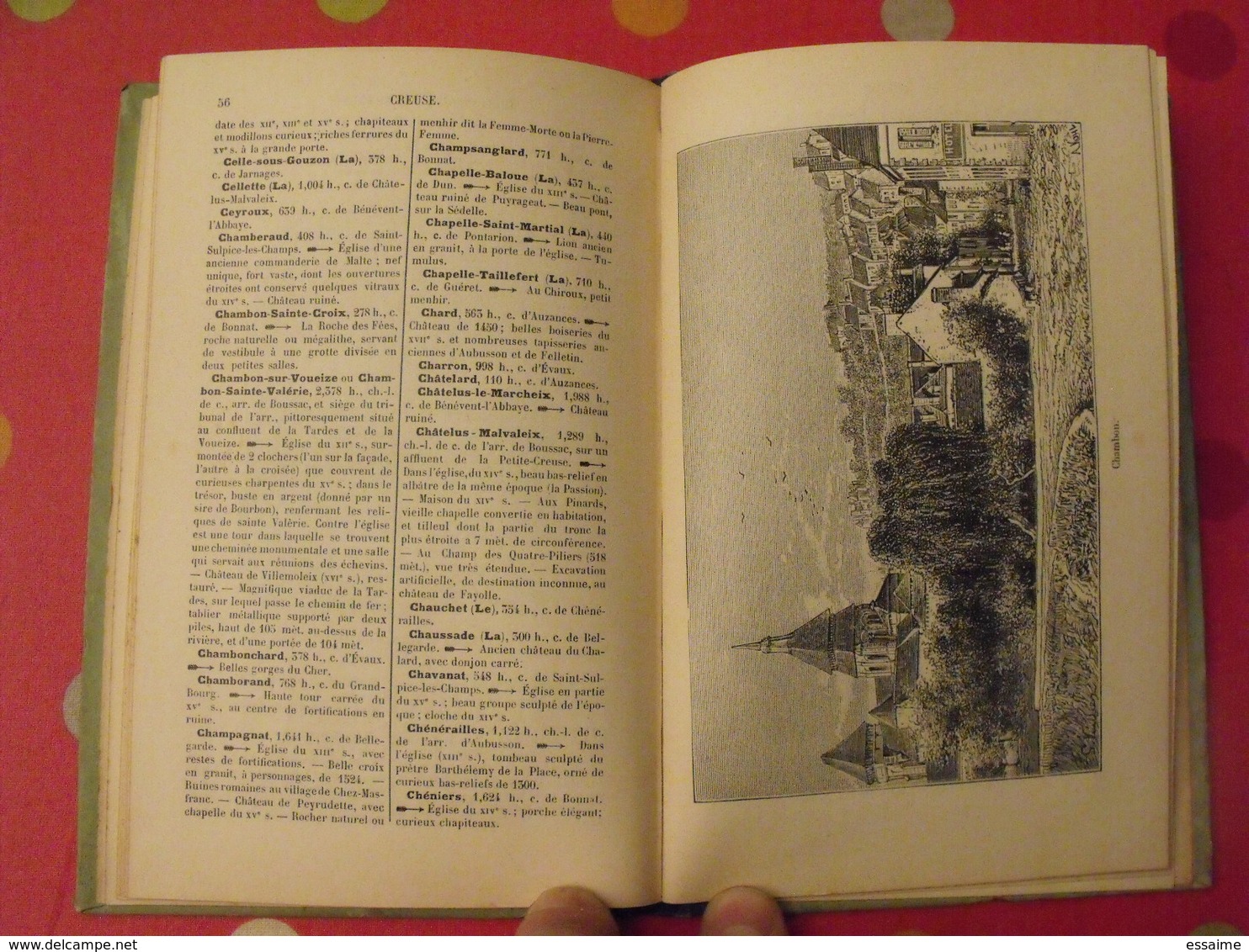 Géographie Du Département De La Creuse. Joanne. Hachette. 1907. 17 Gravures - 1901-1940