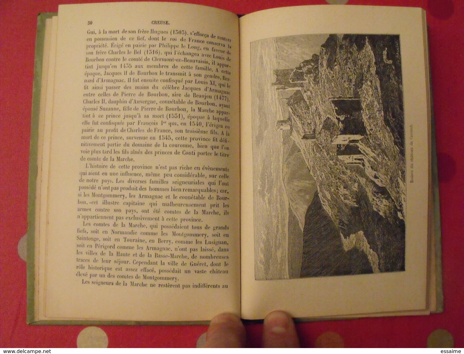 Géographie Du Département De La Creuse. Joanne. Hachette. 1907. 17 Gravures - 1901-1940