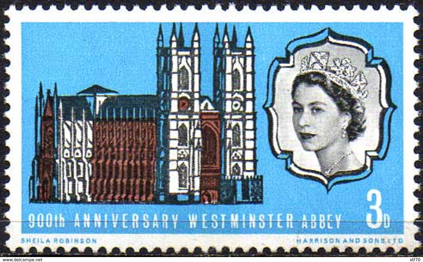 GREAT BRITAIN 1966 900th Anniversary Of Westminster Abbey (phosphor) - Unused Stamps