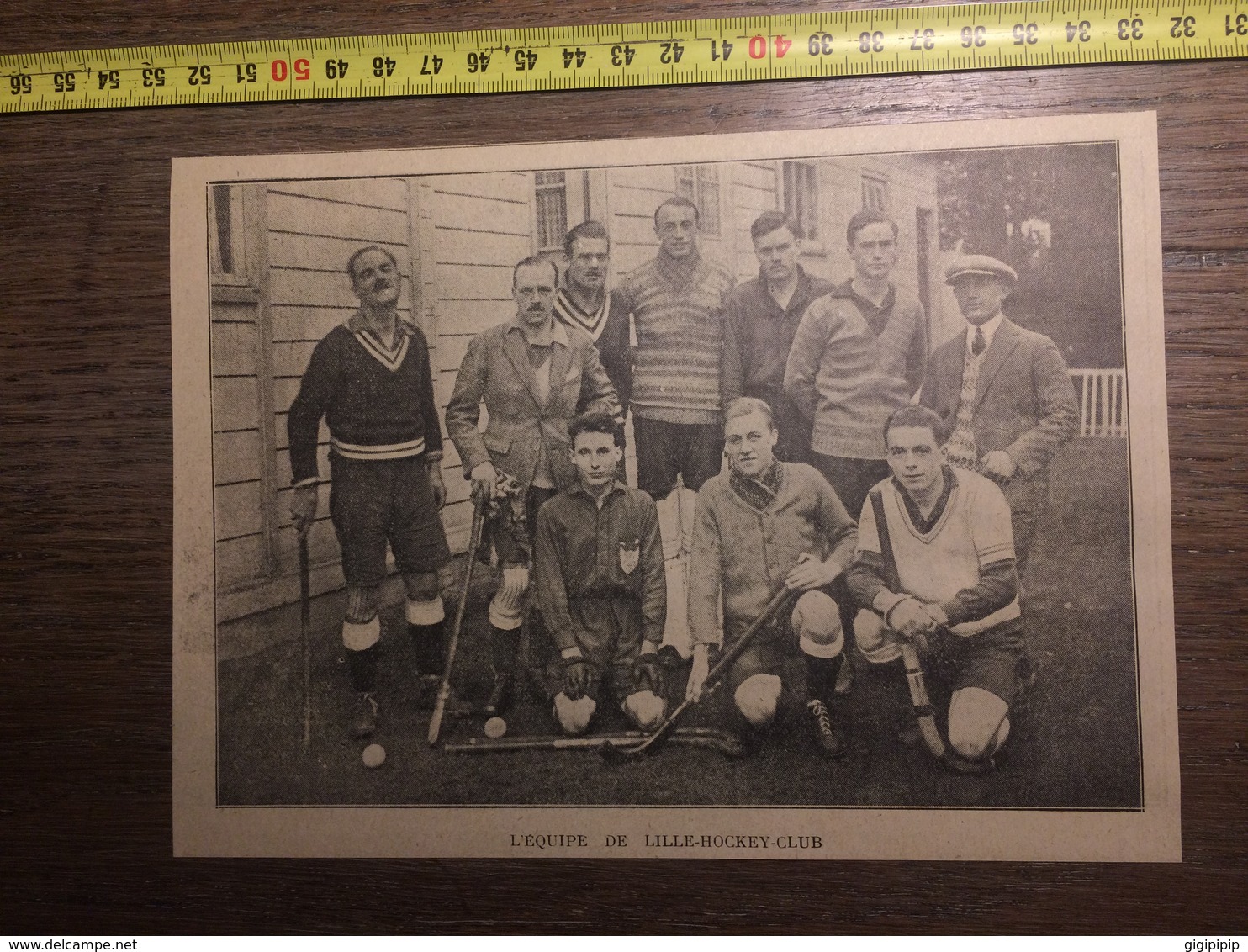 ANNEES 20/30 EQUIPE DE HOCKEY SUR GAZON CLUB DE LILLE - Collections