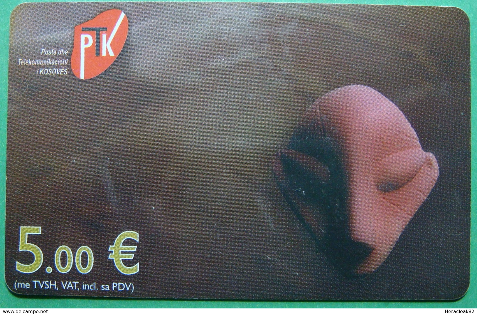 Kosovo CHIP PHONE CARD 5 EURO, Operator PTK, *ARCHEOLOGY* - Kosovo