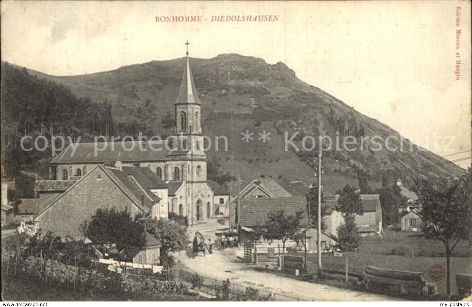 12536267 Diedolshausen Kirche Ortsansicht Le Bonhomme - Other & Unclassified