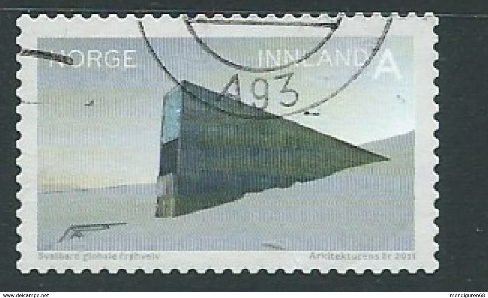 NORWEGEN NORVEGE NORUEGA NORWAY NORGE 2011 WIKI'D BUILDINGS SALBARD USED MI 1752 SC 1644 YT 1695 SG 1781 - Used Stamps