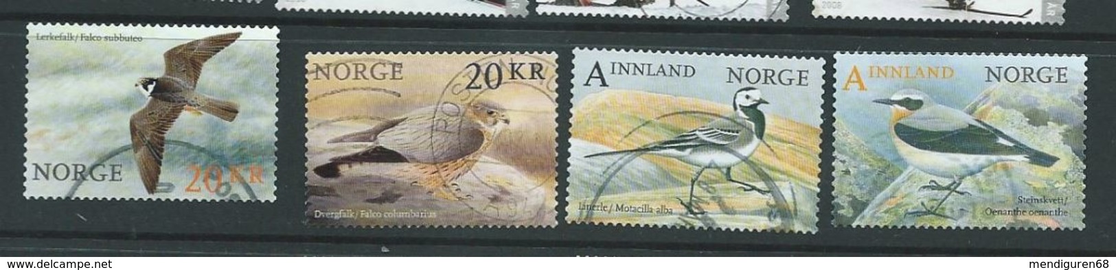 NORWEGEN NORVEGE NORUEGA NORWAY NORGE 2015-17 BIRDS SET 4V  USED - Used Stamps