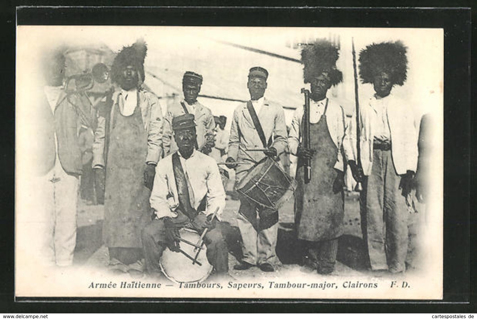 AK Haiti, Armee Haitienne, Tambours, Sapeurs, Tambour-majo & Clairons - Autres & Non Classés