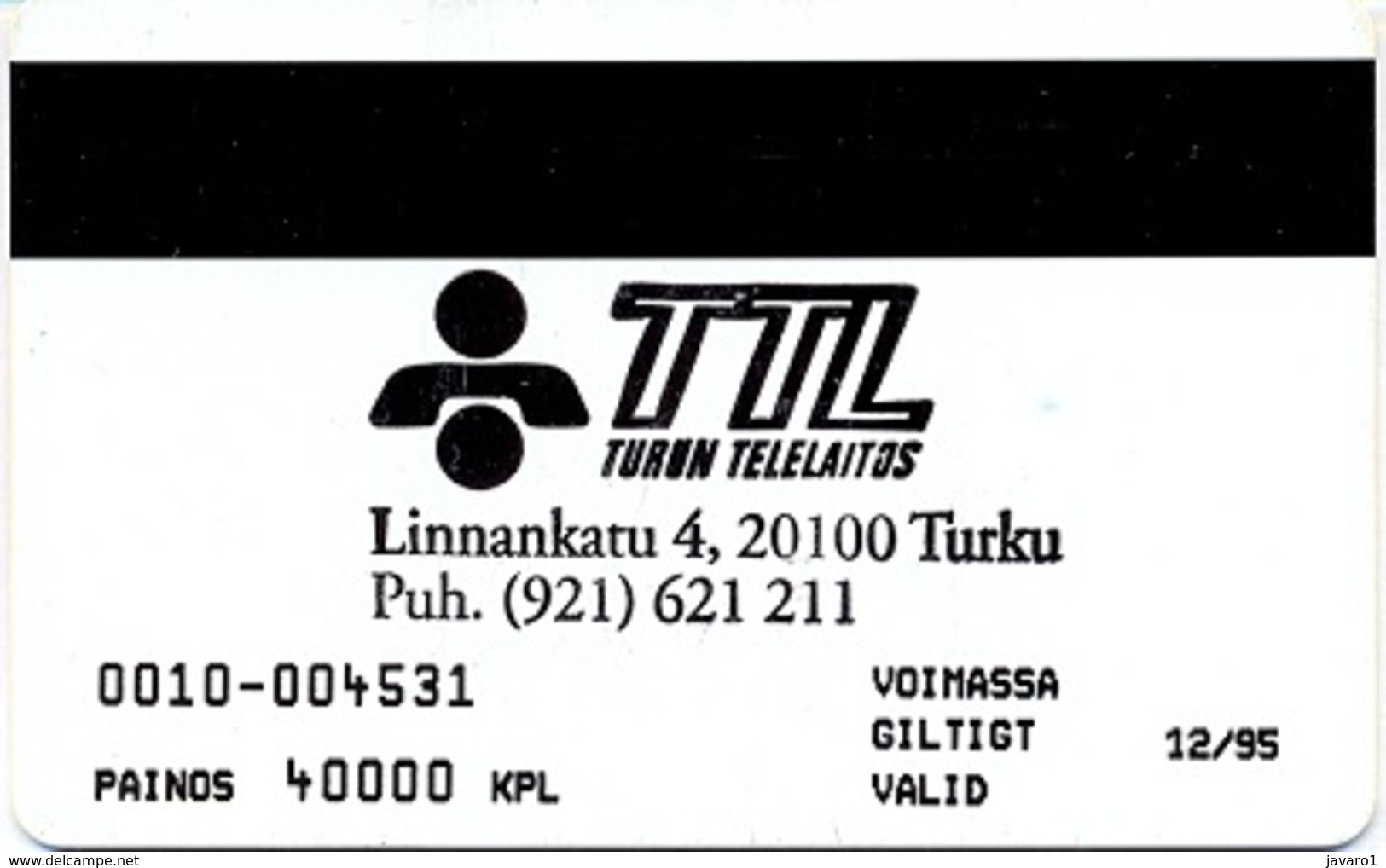 TURKU : TTLD03B 20Mk STUDENT BUZZBY Ctrl/PIANOS 40000KPL MINT - Finlande