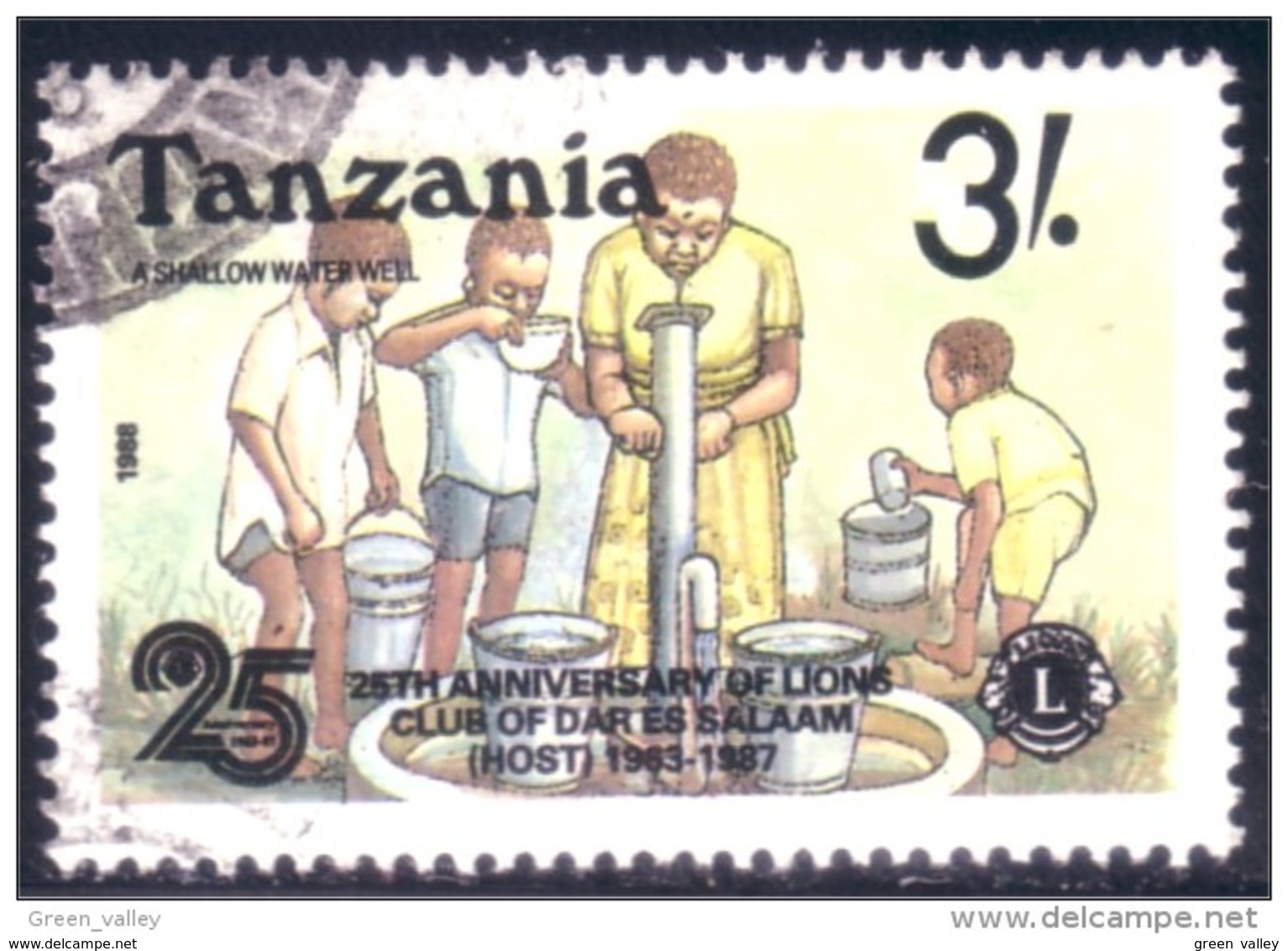 866 Tanzanie Lions Club Puits Shallow Waterwell (TZN-113) - Tanzanie (1964-...)