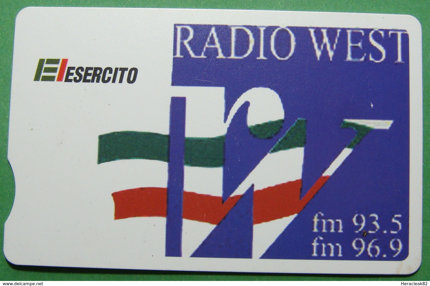 Kosovo ITALIAN ARMY In Kosovo KFOR NATO, CHIP CARD, 10 EURO *RADIO WEST*, Serial Number: 00097 27736 - Kosovo