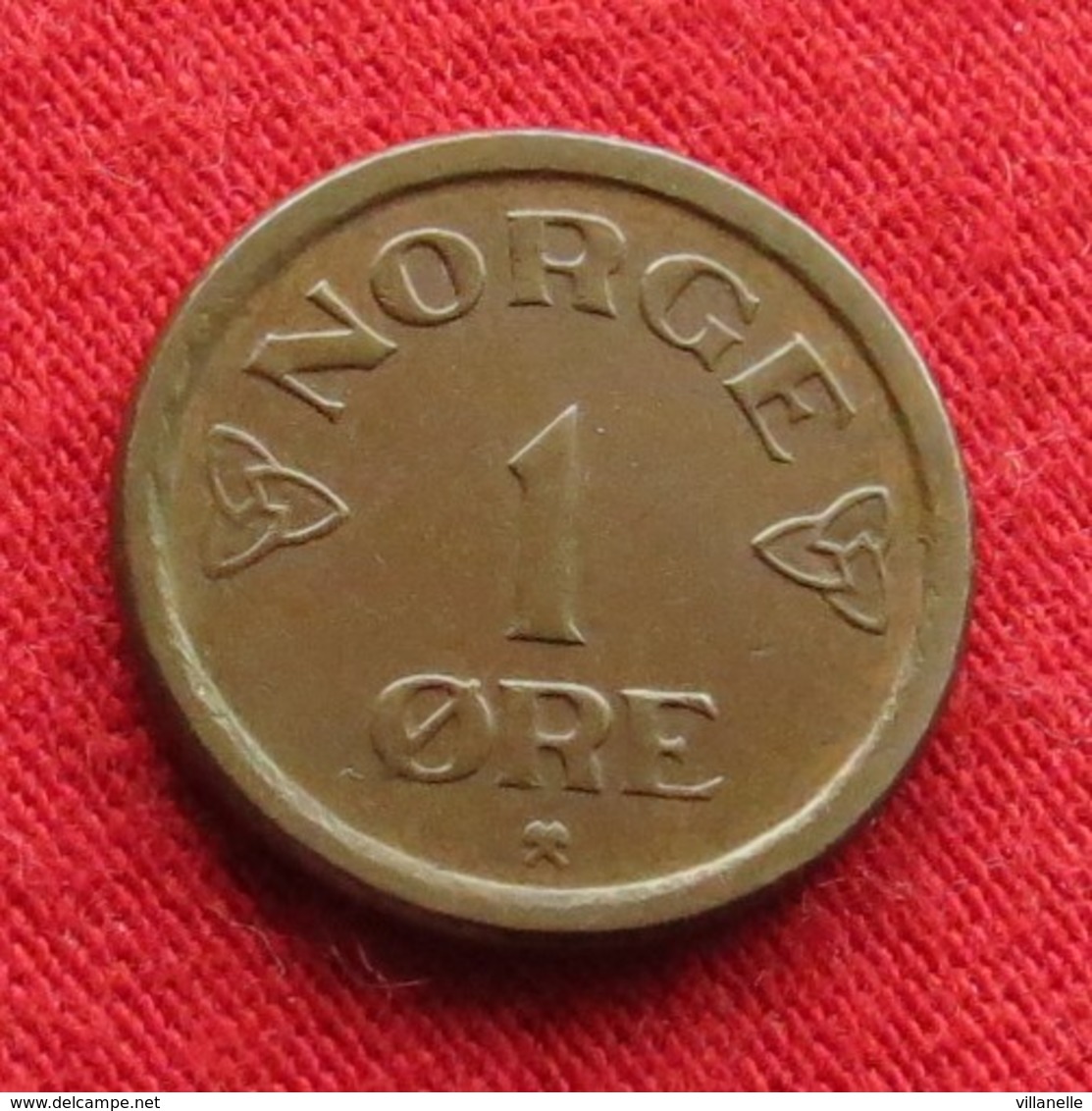 Norway 1 Ore 1957 KM# 398  Norge Noruega Norvege Norwegen Noorwegen - Norvegia