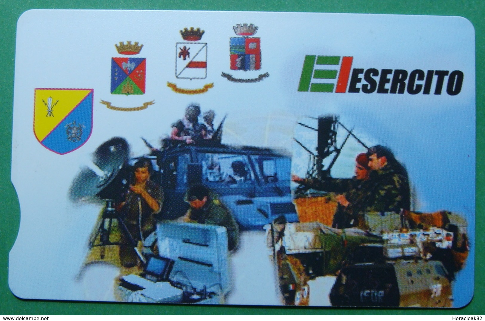 Kosovo ITALIAN ARMY In Kosovo KFOR NATO, CHIP CARD, 10 EURO *ARMY VEHICLES*, Serial Number: 00102 10452 - Kosovo