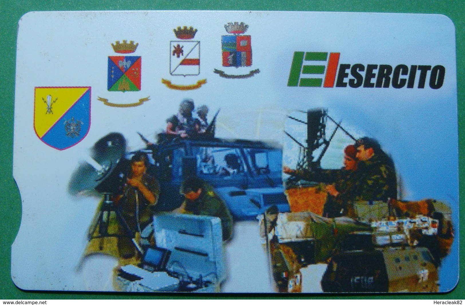 Kosovo ITALIAN ARMY In Kosovo KFOR NATO, CHIP CARD, 10 EURO *ARMY VEHICLES*, Serial Number: 00102 47067 - Kosovo