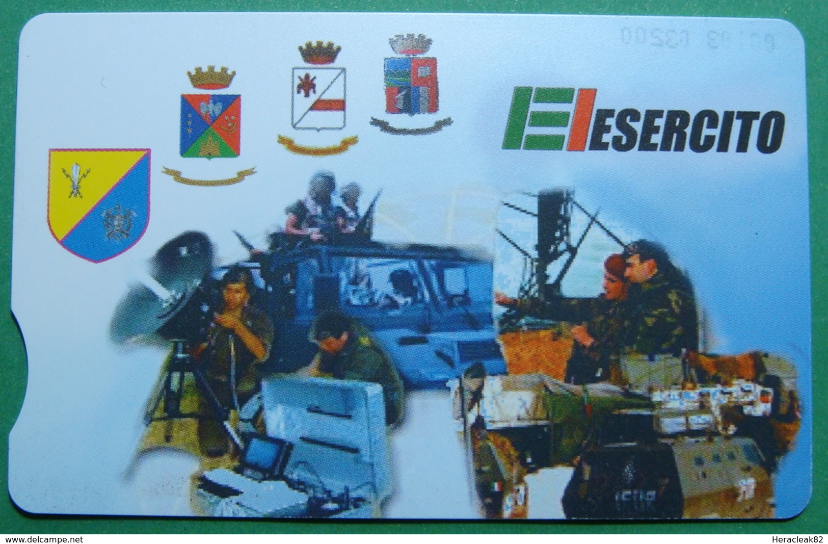 Kosovo ITALIAN ARMY In Kosovo KFOR NATO, CHIP CARD, 10 EURO *ARMY VEHICLES*, Serial Number: 00103 03260 - Kosovo