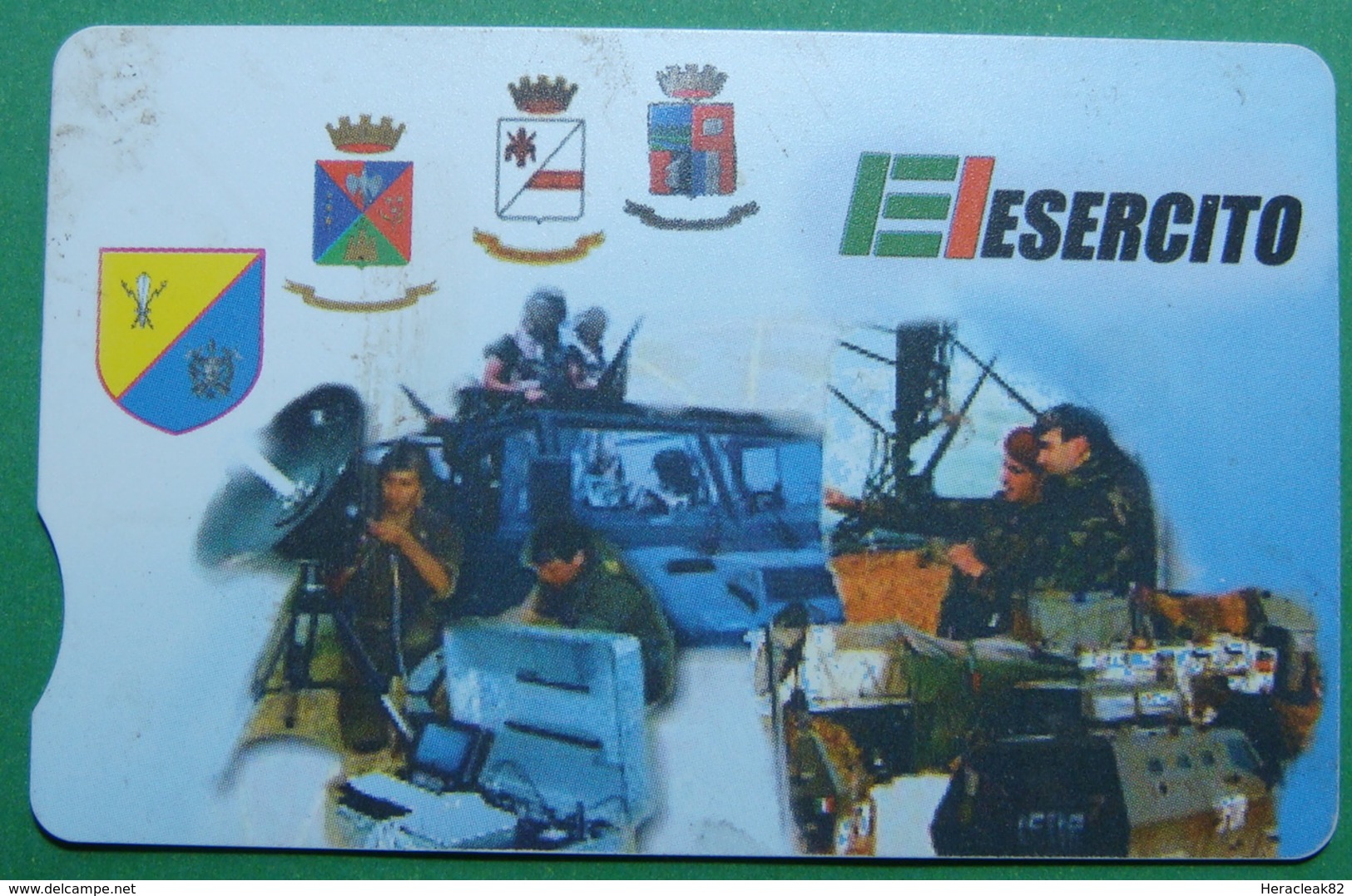 Kosovo ITALIAN ARMY In Kosovo KFOR NATO, CHIP CARD, 10 EURO *ARMY VEHICLES*, Serial Number: 00103 32964 - Kosovo