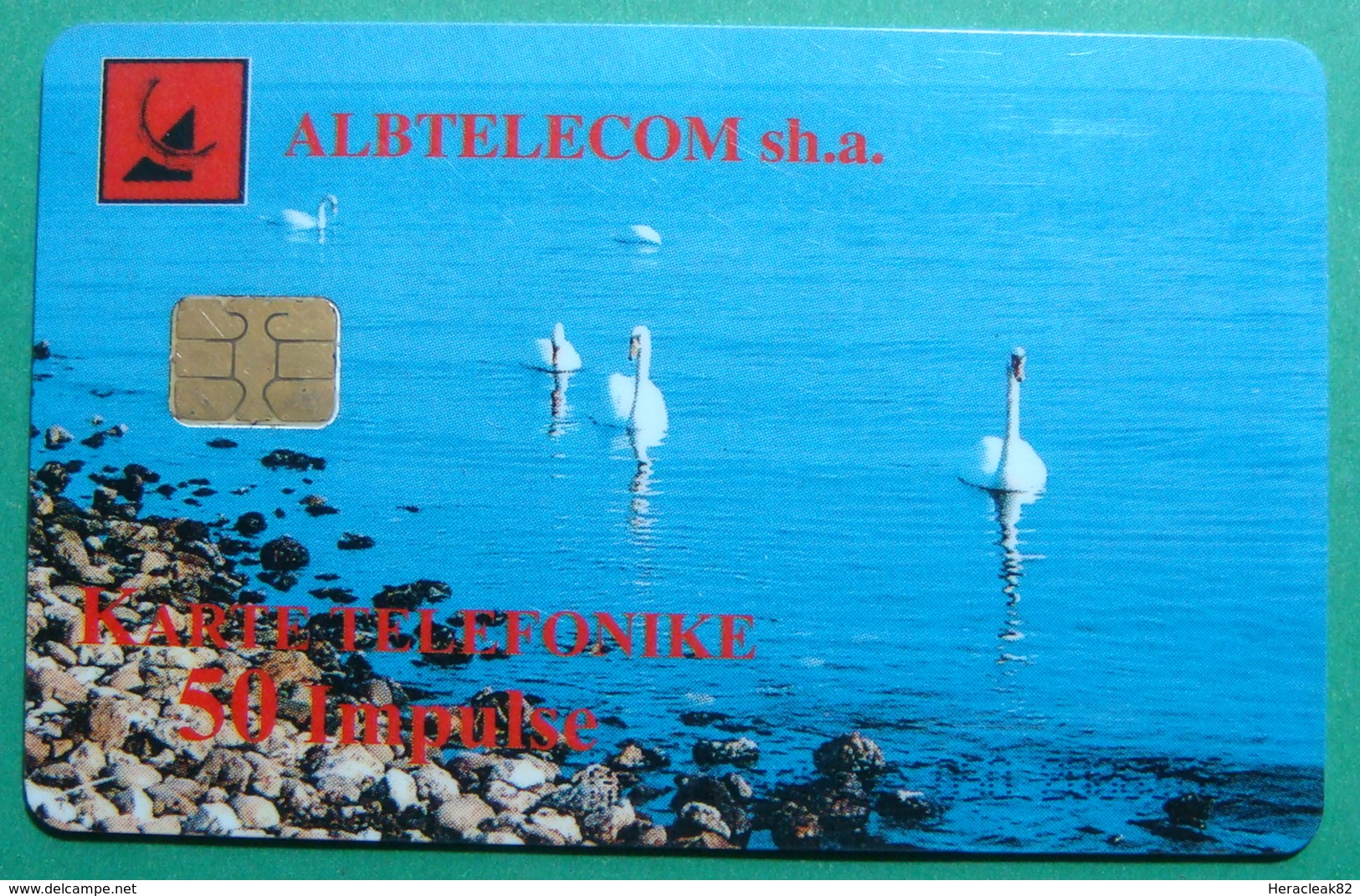 Albania CHIP CARD USED, Operator ALBTELECOM, 50 Units, 1999 - Albania