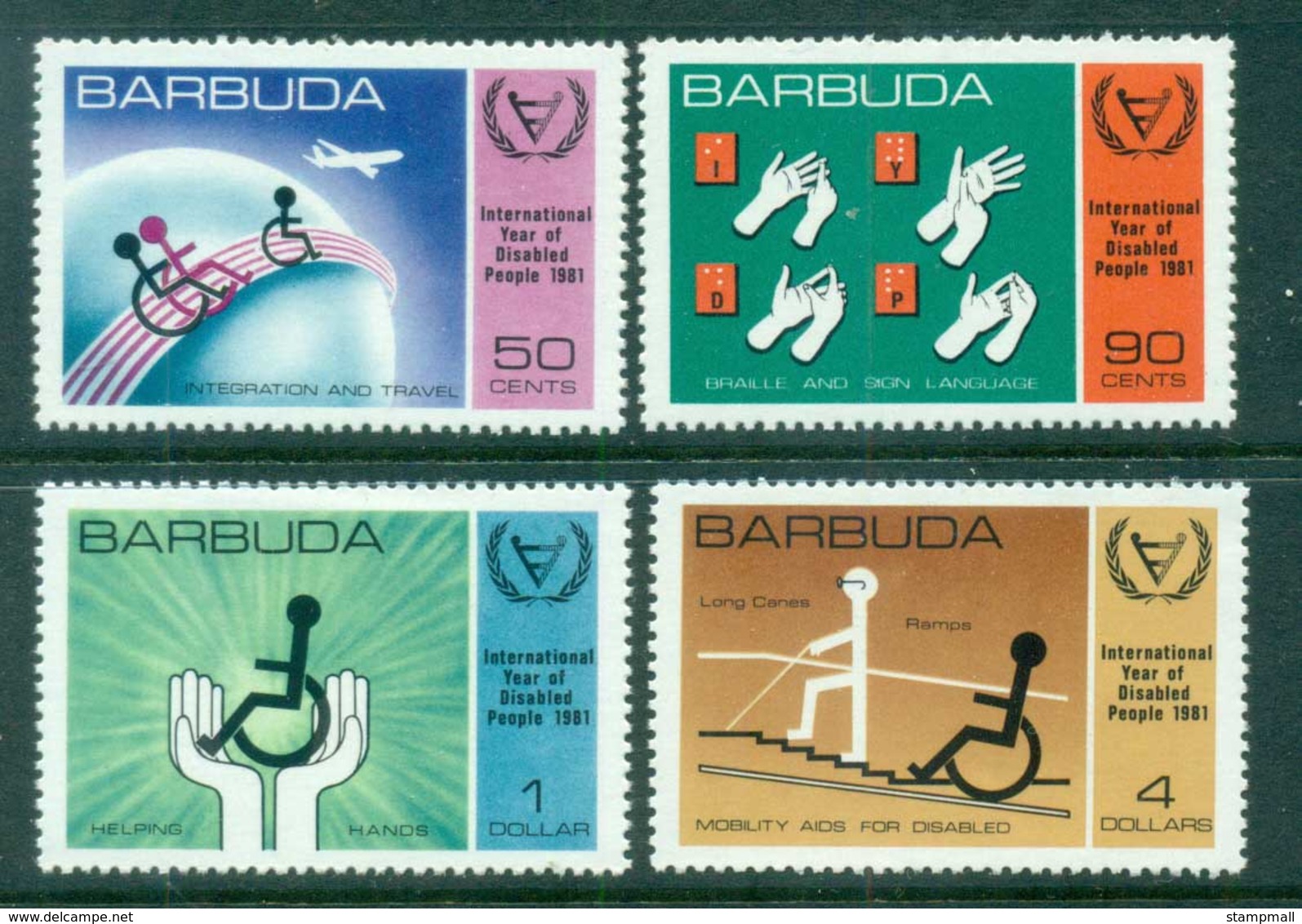 Barbuda 1981 International Year Of The Disabled MUH - Antigua And Barbuda (1981-...)