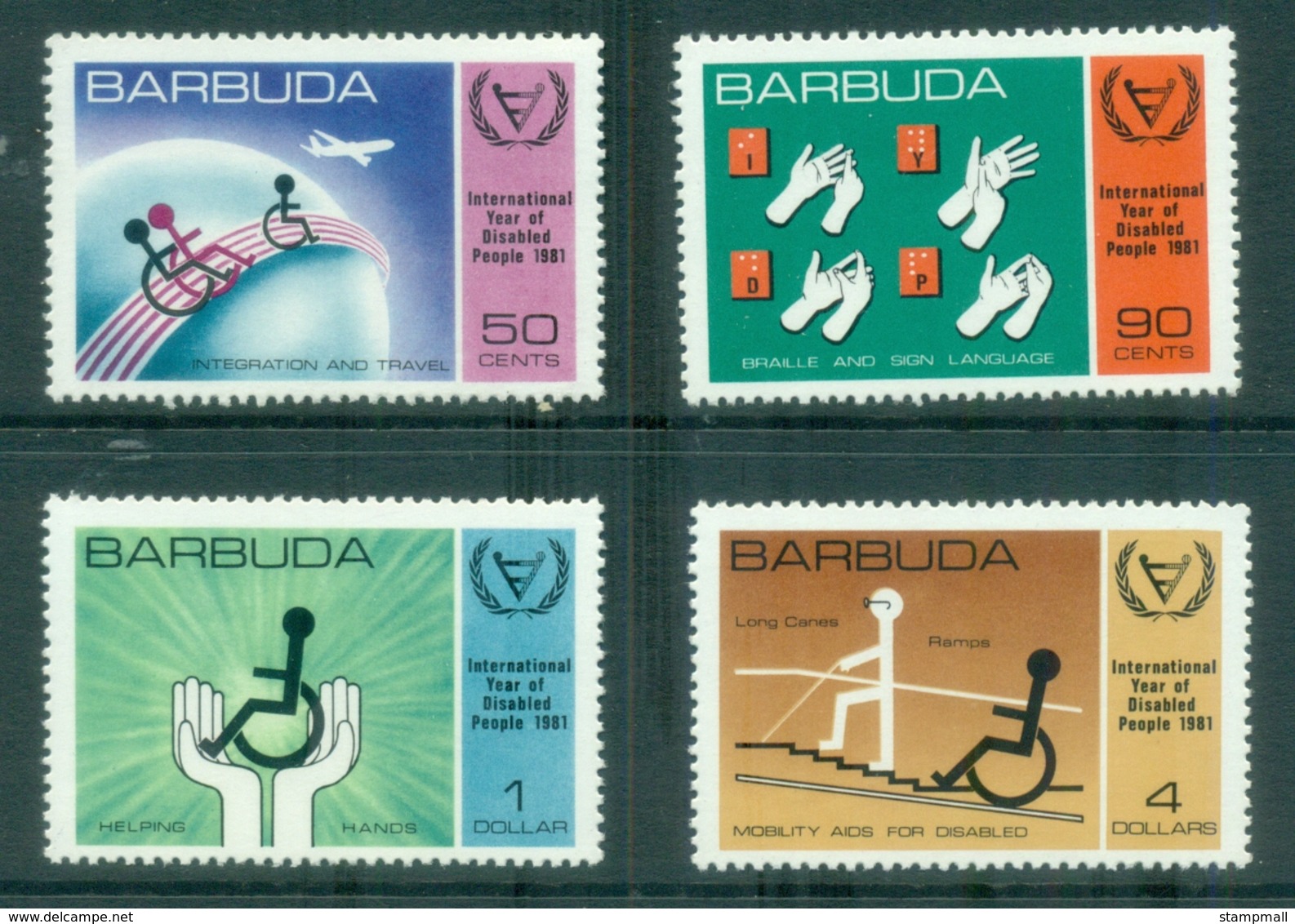Barbuda 1981 Intl. Year Of The Disabled MUH - Antigua And Barbuda (1981-...)