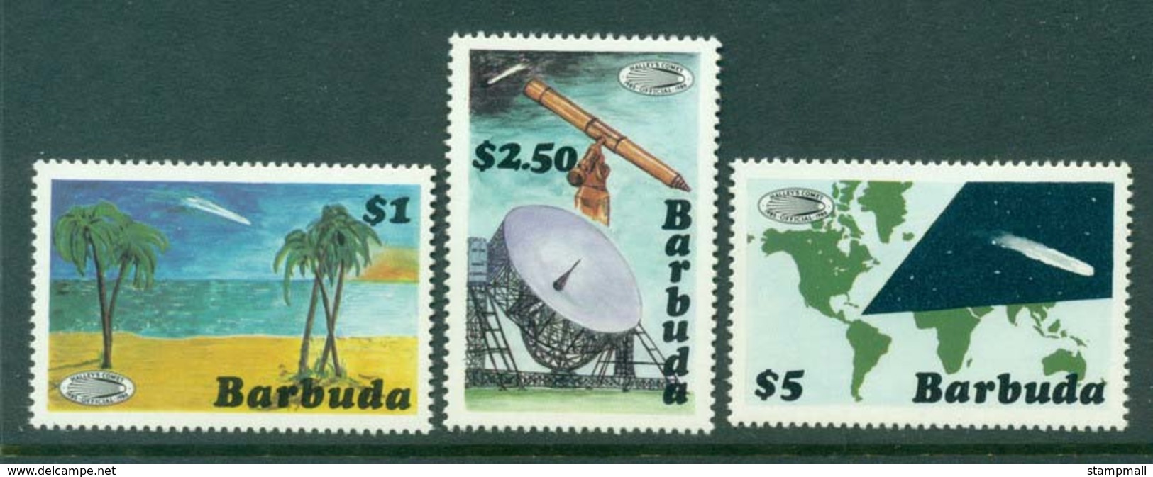 Barbuda 1986 Halleys Comet MUH Lot20915 - Antigua And Barbuda (1981-...)