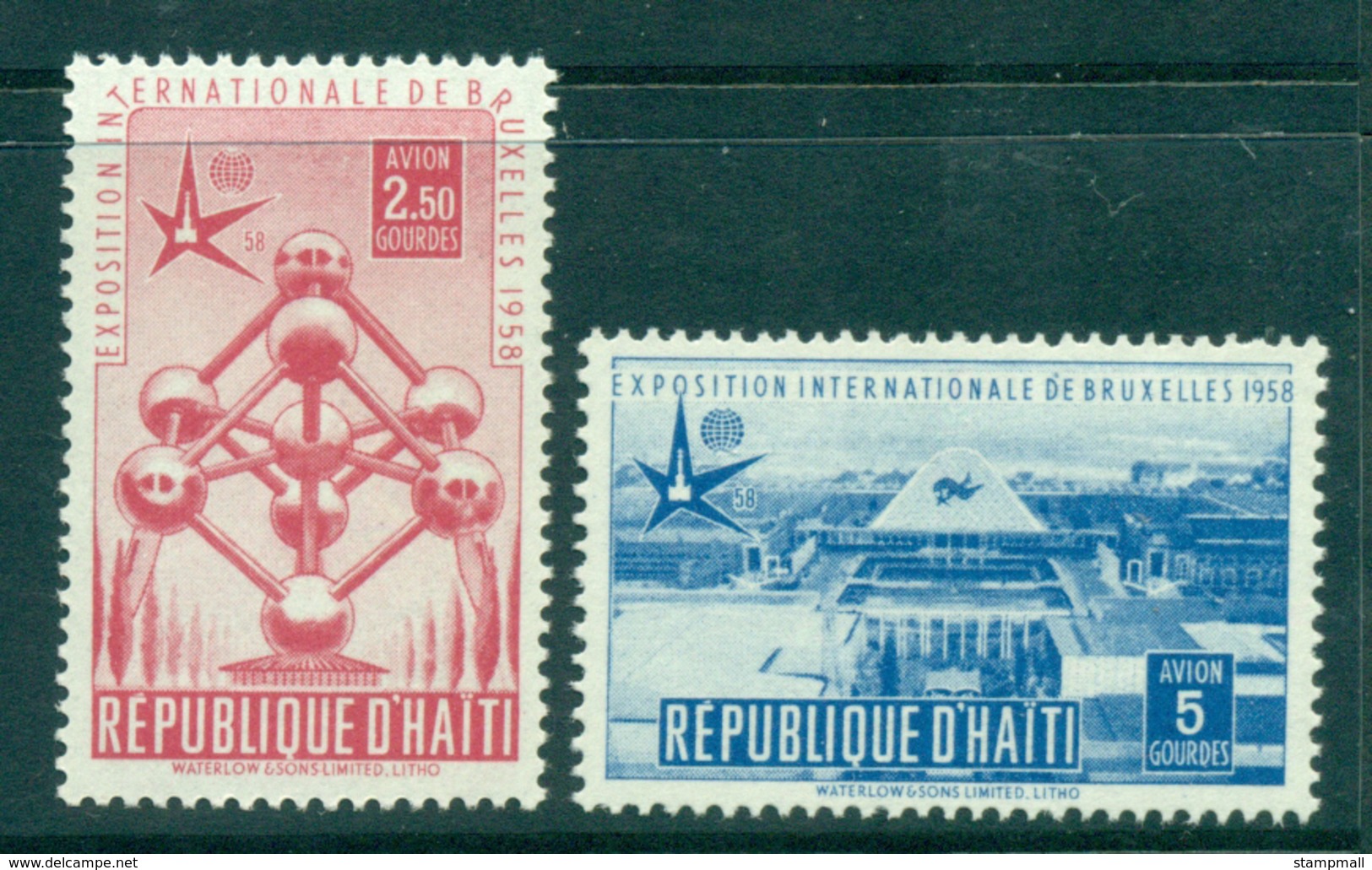 Haiti 1958 Brussels Fair MUH Lot35473 - Haiti