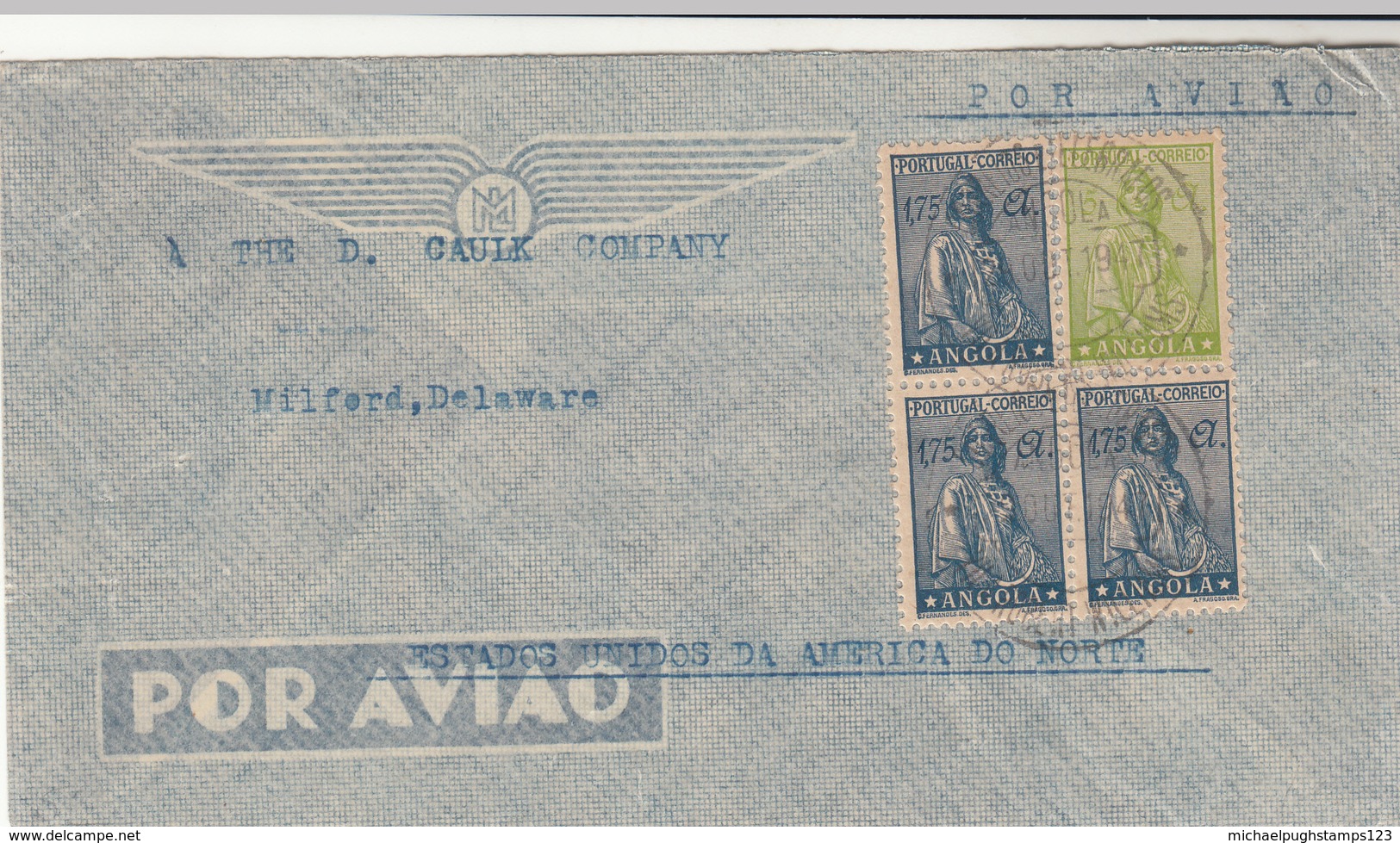 Angola / Ceres / Airmail / U.S. / Postmarks - Angola