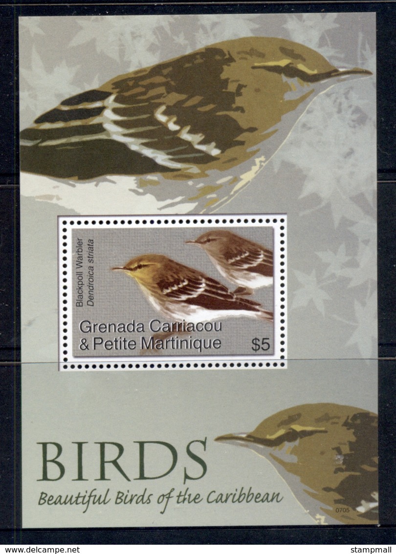 Grenada Carriacou & Petite Martinique 2007 Beautiful Birds Of The Caribbean MS MUH - Grenada (1974-...)