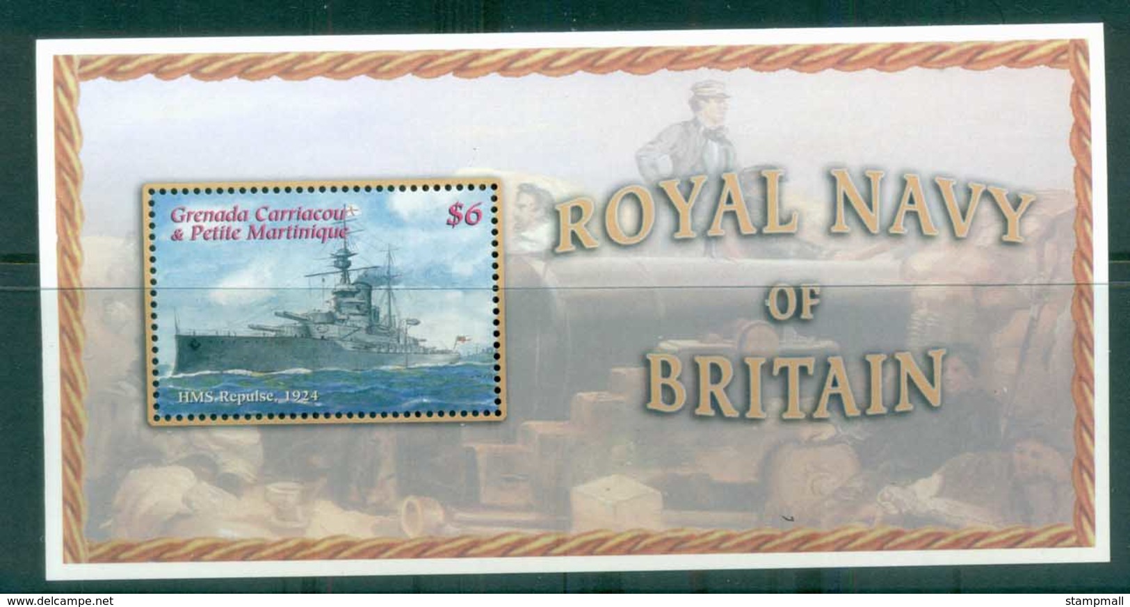 Grenada Carriacou & Petite Martinique 2009c Royal Navy Of Britain MS MUH Lot81737 - Grenada (1974-...)