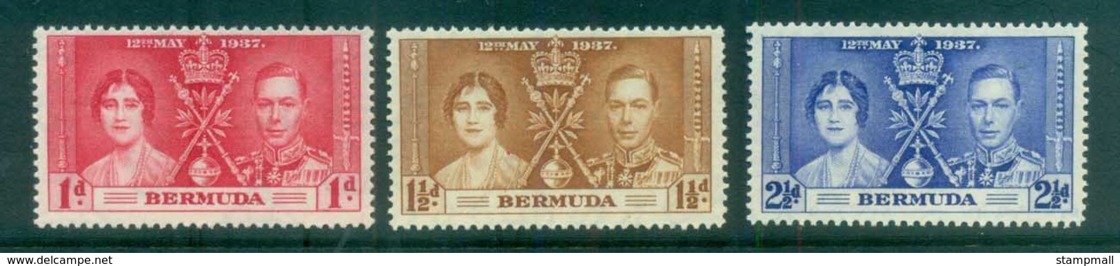 Bermuda 1937 Coronation MLH Lot79198 - Bermuda