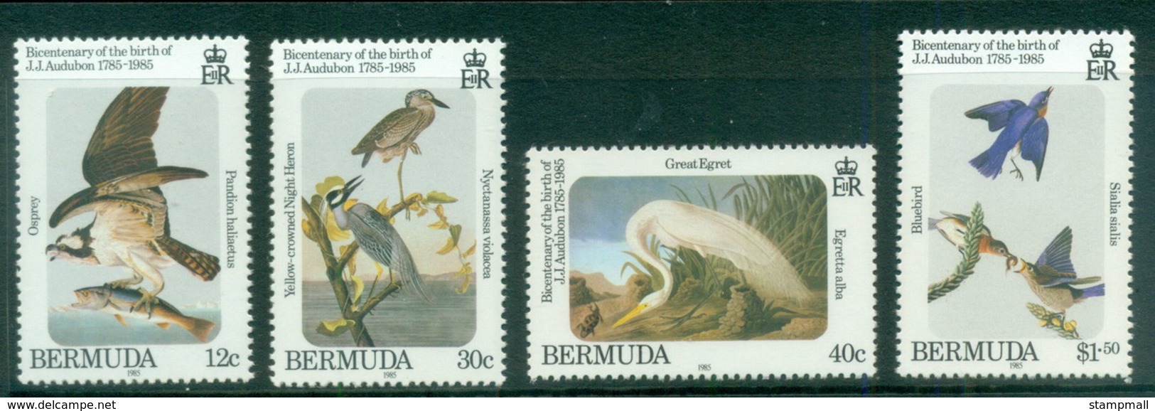 Bermuda 1985 Audubon Birds MUH - Bermuda