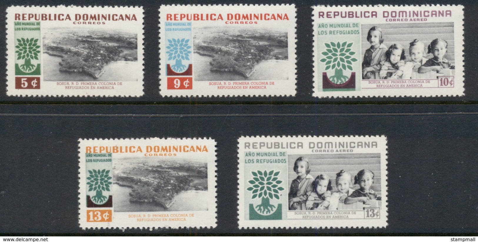 Dominican Republic 1960 World Refugee Year MUH - Dominican Republic
