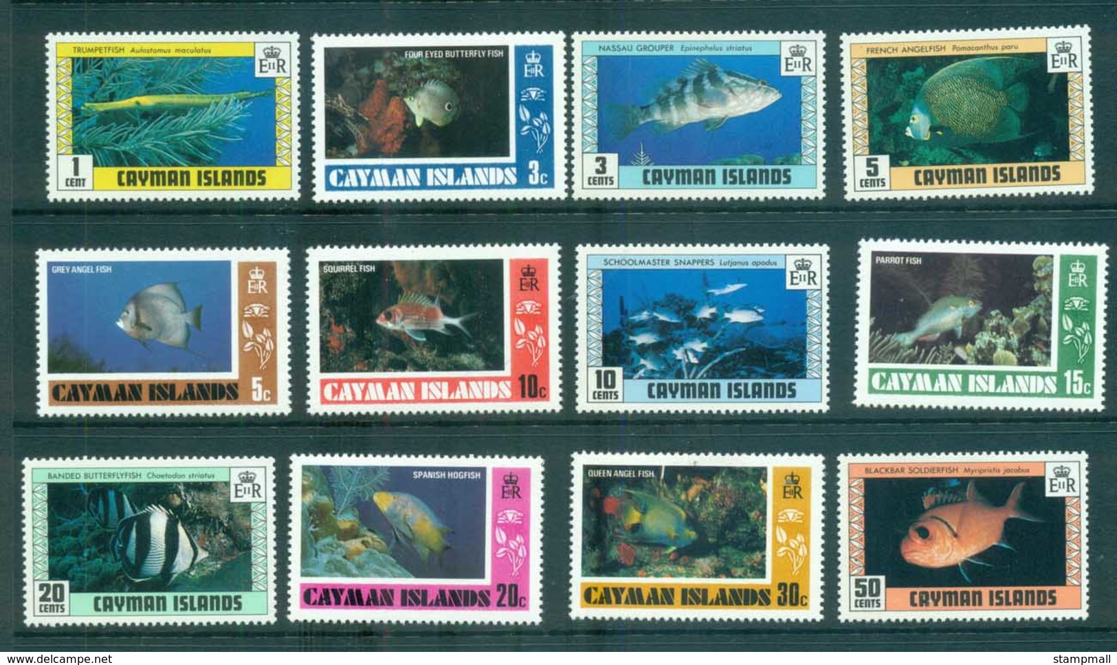 Cayman Is 1978-79 Fish MUH Lot72578 - Cayman (Isole)