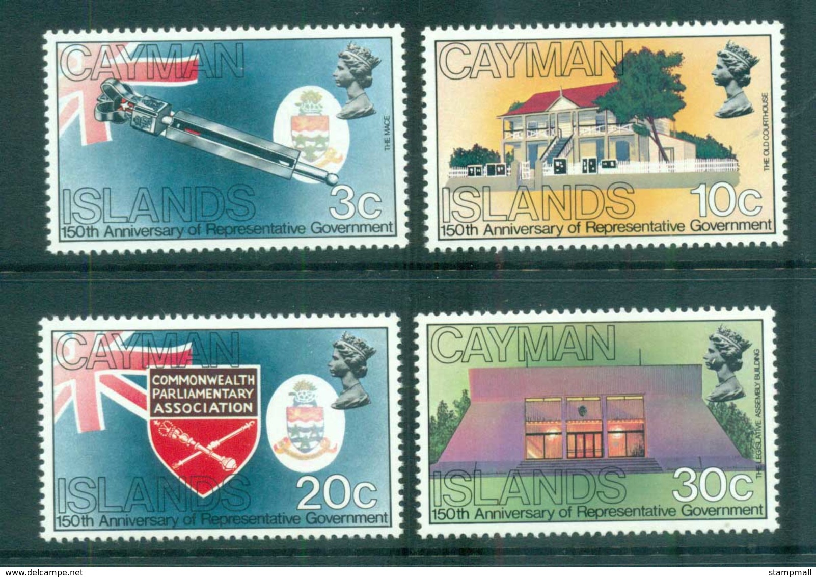 Cayman Is 1982 Representative Government MUH Lot72600 - Cayman Islands