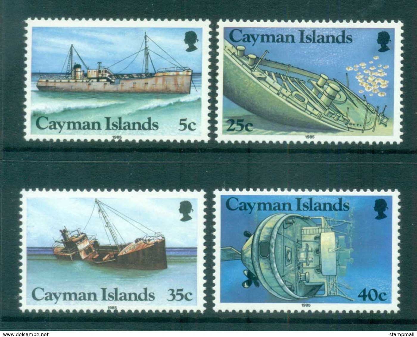Cayman Is 1985 Shipwrecks MUH Lot79982 - Cayman Islands