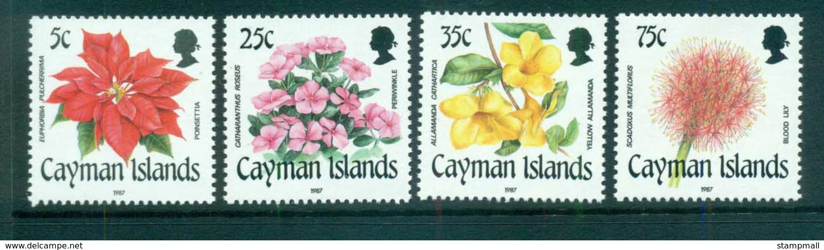 Cayman Is 1987 Flowers MUH Lot72625 - Cayman Islands