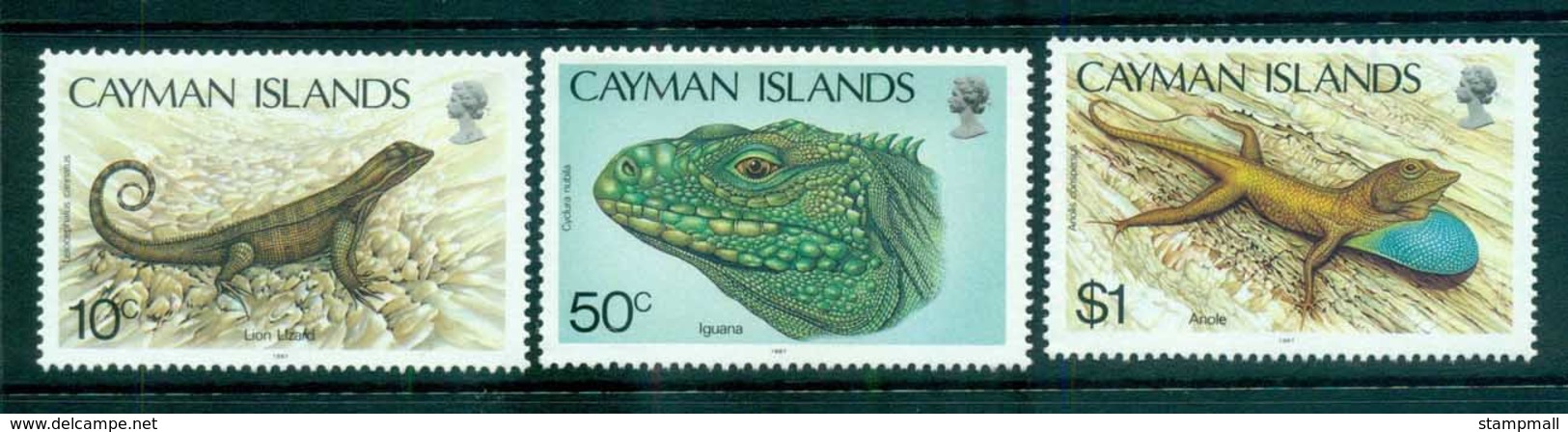 Cayman Is 1987 Lizards MUH Lot72623 - Cayman Islands