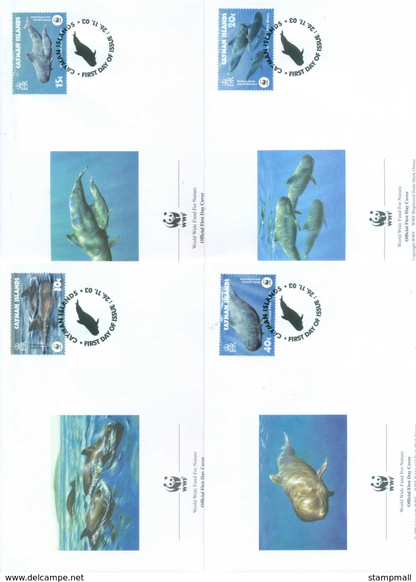 Cayman Is 2003 WWF Short Finned Shark ?FDCs Lot77025 - Cayman Islands