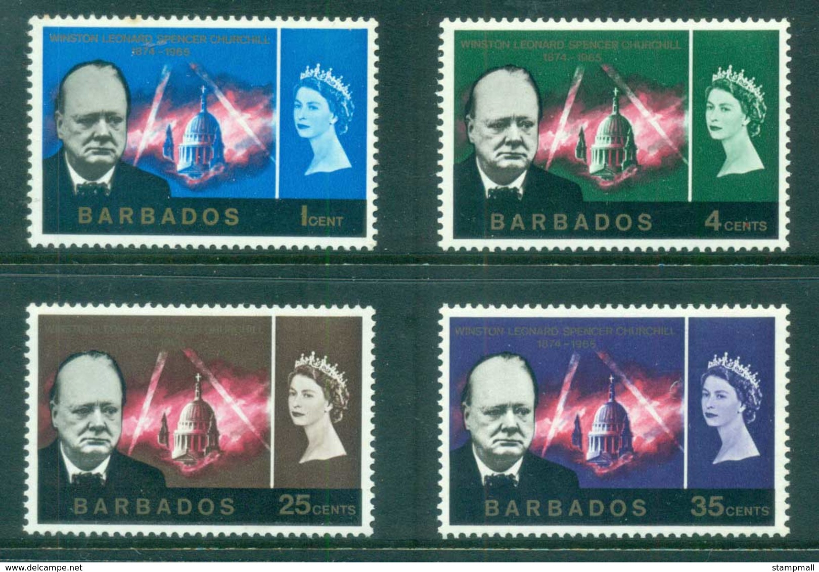 Barbados 1966 Churchill MLH - Barbados (1966-...)