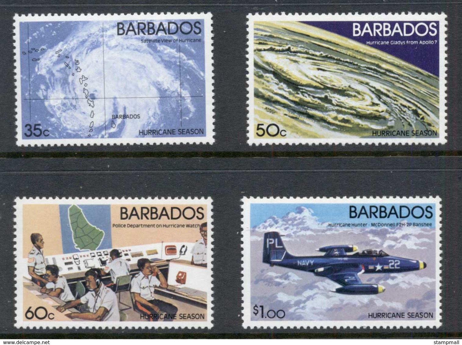 Barbados 1981 Hurricane Season MUH - Barbados (1966-...)