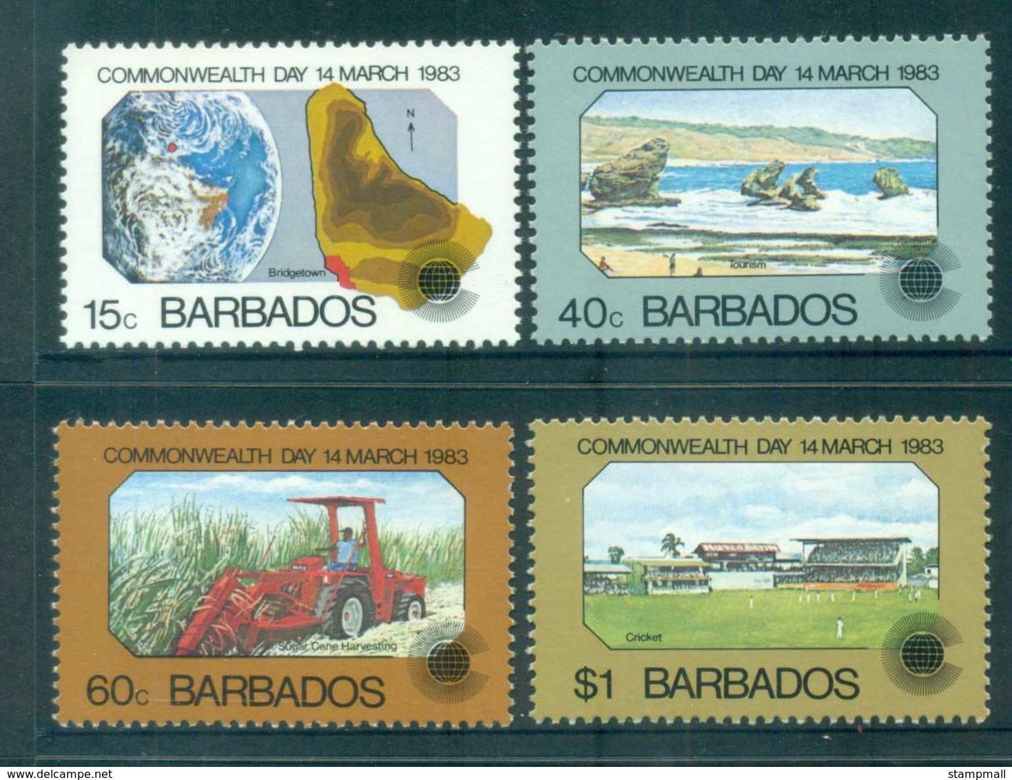 Barbados 1983 Commonwealth Day MLH Lot80818 - Barbados (1966-...)