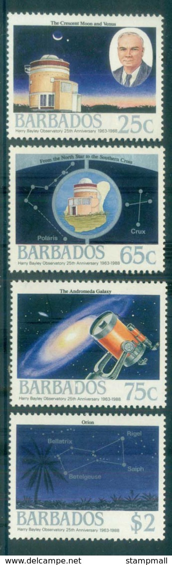 Barbados 1988 Harry Bayley Observatory MLH Lot80845 - Barbados (1966-...)