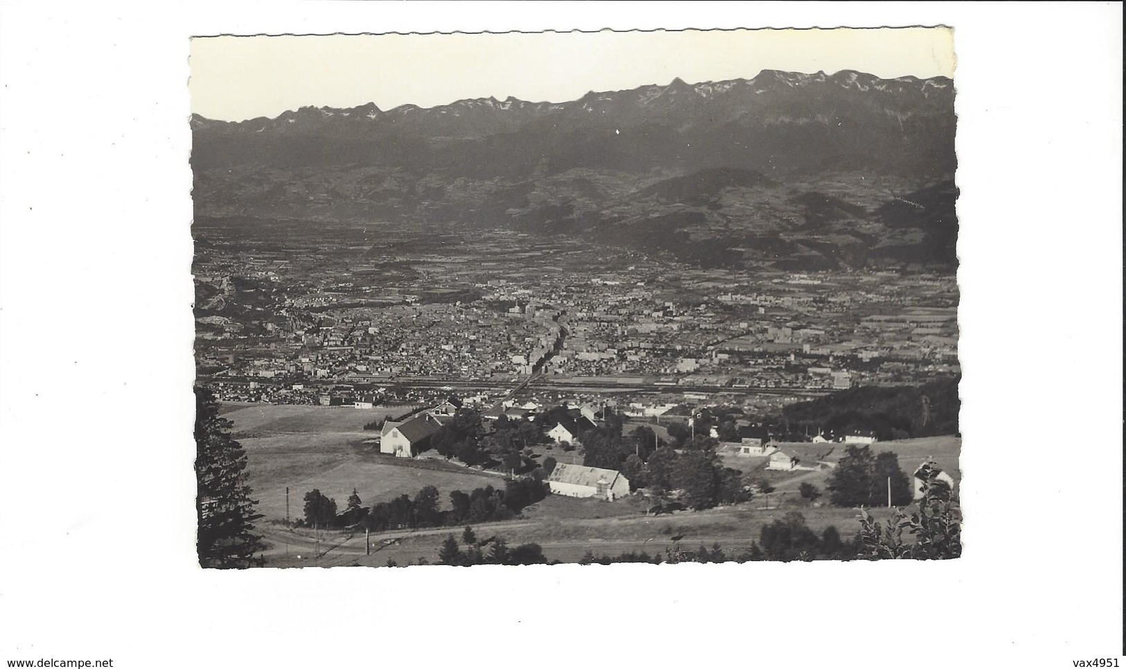 SAINT NIZIER DU MOUCHEROTTE  VUE SUR GRENOBLE ET LA CHAINE DES ALPES  ****  RARE  A   SAISIR **** - Autres & Non Classés