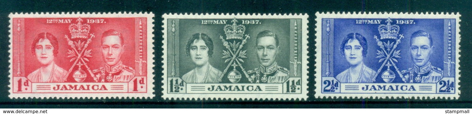 Jamaica 1937 Coronation MLH - Jamaica (1962-...)