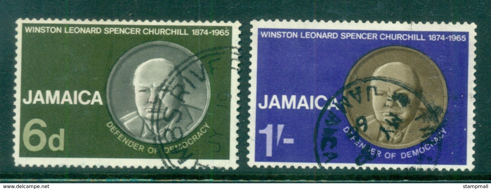 Jamaica 1966 Winston Churchill FU - Jamaica (1962-...)