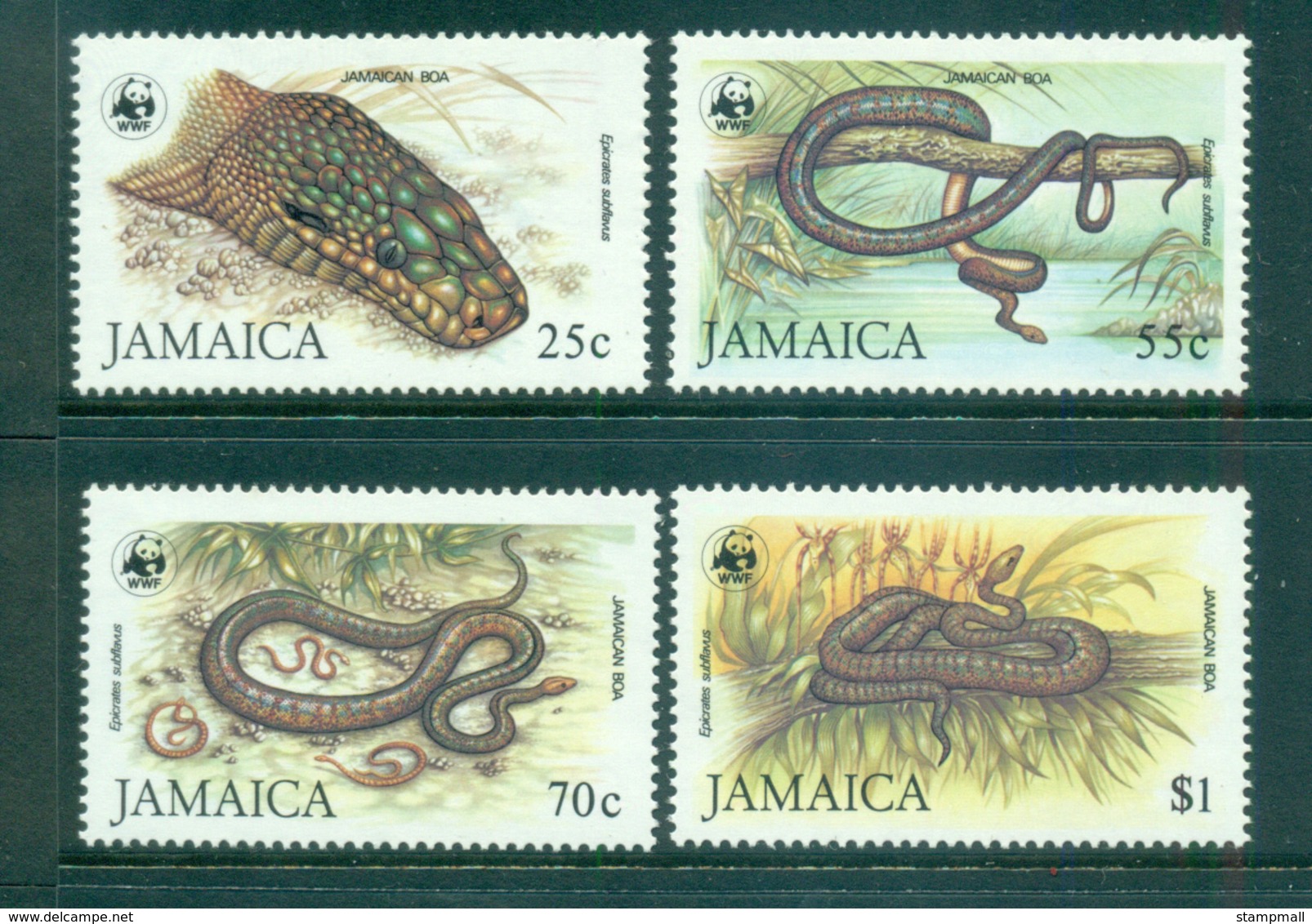 Jamaica 1984 WWF Jamaican Boa MUH Lot64057 - Jamaica (1962-...)