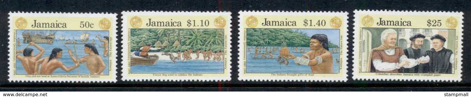 Jamaica 1992 Discovery Of America, Columbus MUH - Giamaica (1962-...)