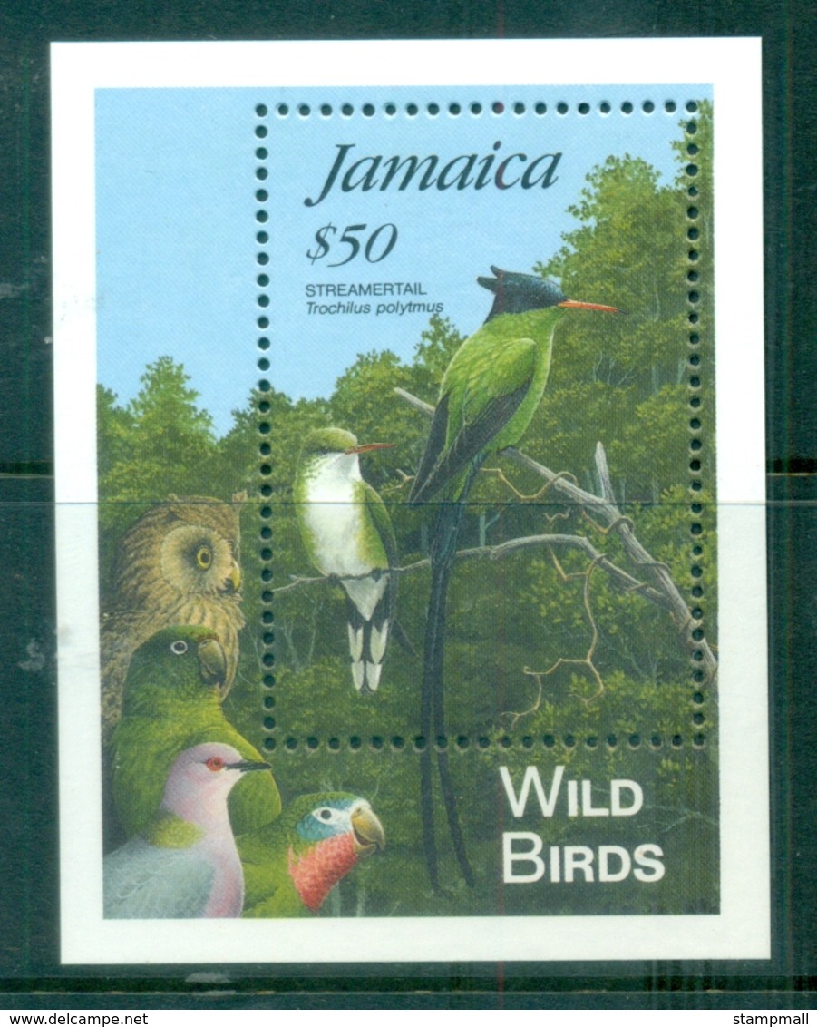 Jamaica 1995 Birds, Streamertail MS MUH - Jamaica (1962-...)