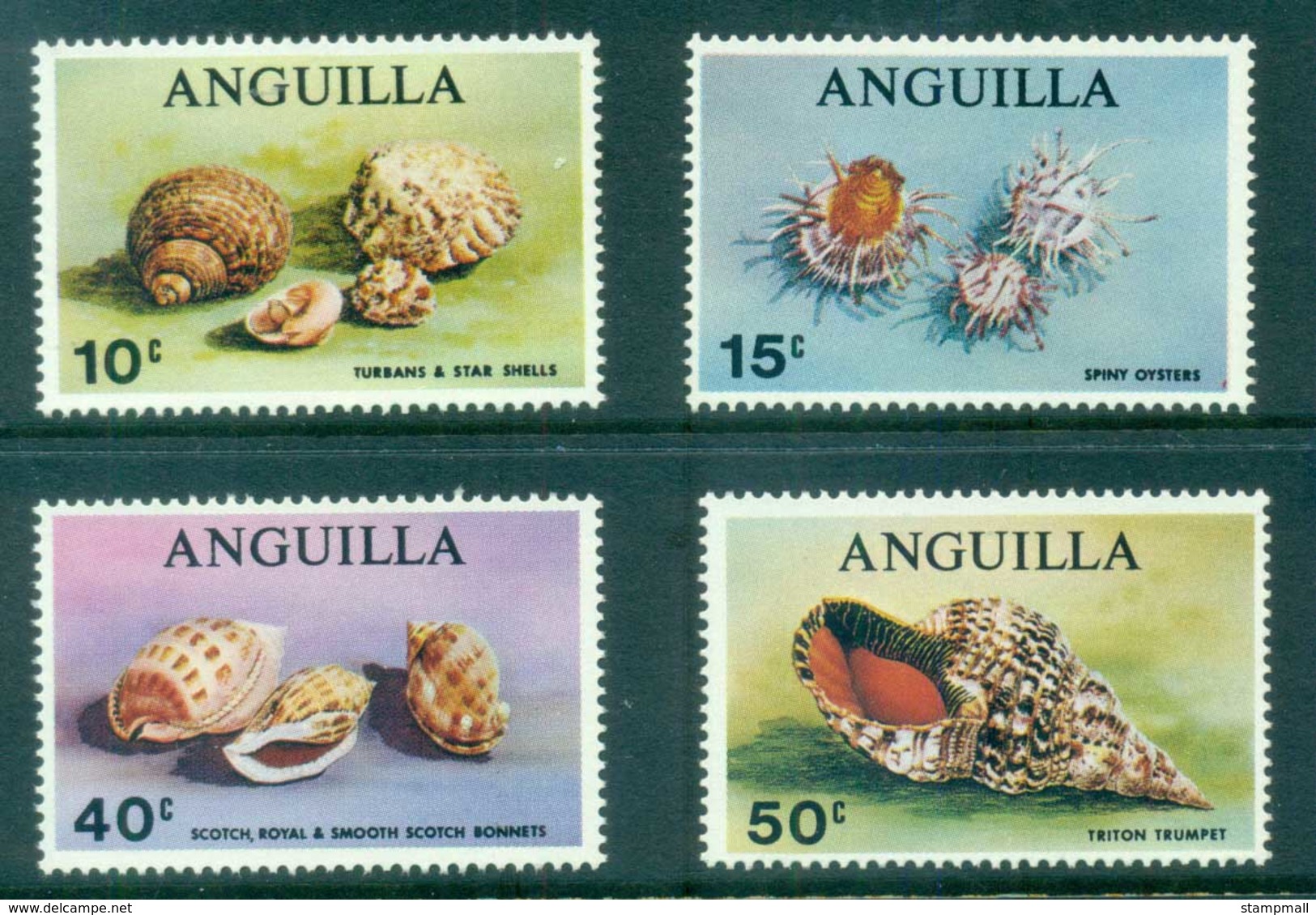 Anguilla 1969 Sea Shells MUH - Anguilla (1968-...)