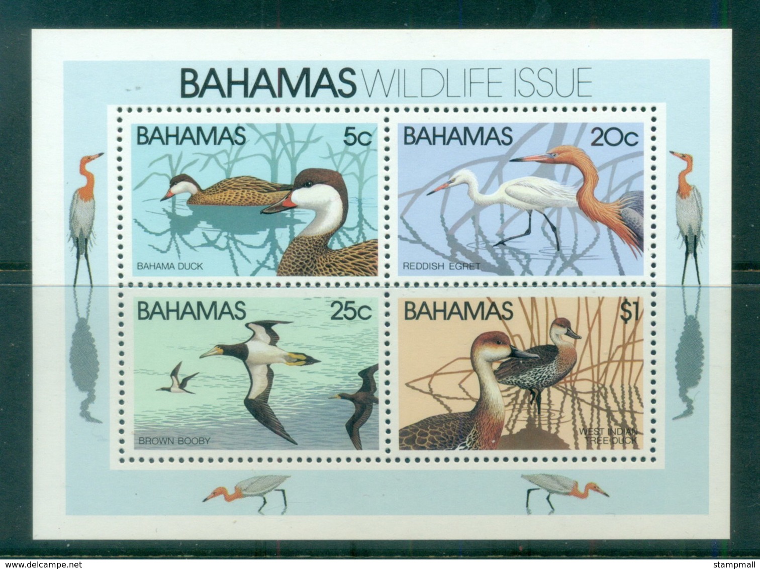 Bahamas 1981 Birds, Bahama Ducks MS MUH - Bahamas (1973-...)